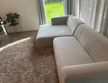 Hoekbank/Longchair Juntoo beige/creme beschikbaar voor biedingen
