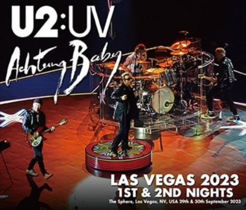 4 cd's + dvd's - U2 - Live Las Vegas 2023, Cd's en Dvd's, Cd's | Pop, Nieuw in verpakking, 1980 tot 2000, Ophalen of Verzenden
