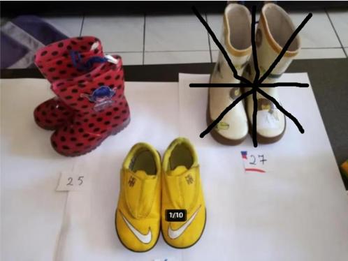 lot schoenen, laarzen, crocs - 24 tot 29 - jongens/meisjes, Enfants & Bébés, Vêtements enfant | Chaussures & Chaussettes, Utilisé