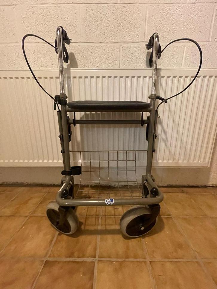 Rollator Rollator Rollator Vermeiren 286B, Diversen, Rollators, Gebruikt, Lichtgewicht, Opvouwbaar, Ophalen
