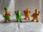 Lot de 4 figurines vintage CASIMIR (9 cm) Izard Brunier, Autres types, Utilisé, Enlèvement ou Envoi