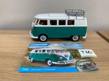 PLAYMOBIL T60 - SET 71725 VOLKSWAGEN T1 CAMPING BUS, Kinderen en Baby's, Speelgoed | Playmobil, Ophalen of Verzenden, Nieuw, Complete set