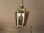 Lustre style lanterne 1 ampoule, très bon état., Ophalen of Verzenden, Zo goed als nieuw, Glas, Classique