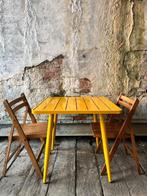 Retro rasa tafel | binnen-  buitengebruik ( grote voorraad), Ophalen of Verzenden, Nieuw, Vierkant, Metaal
