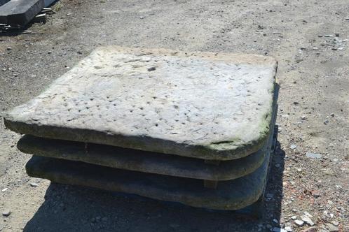 oude gekapte leistenen koeslieten, Tuin en Terras, Bielzen en Borduren, Gebruikt, Natuursteen, Ophalen