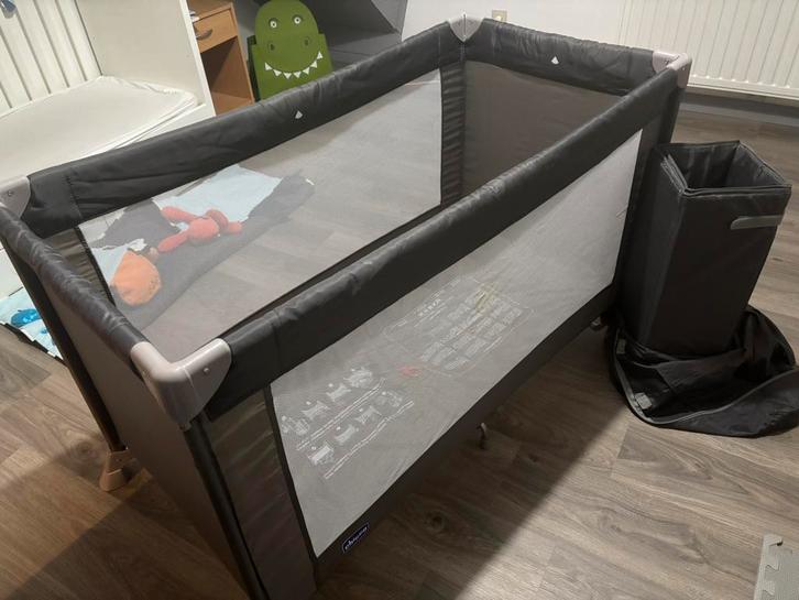 Chicco parasolbed en Pericles-matras, Kinderen en Baby's, Babywiegjes en Ledikanten, Gebruikt, Reisbedje, Ophalen