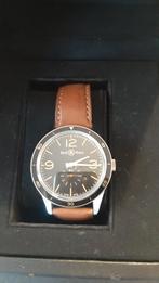 Bell & Ross Vintage horloge BR 123 met gouden wijzers, Handtassen en Accessoires, Horloges | Heren, Overige merken, Leer, Staal