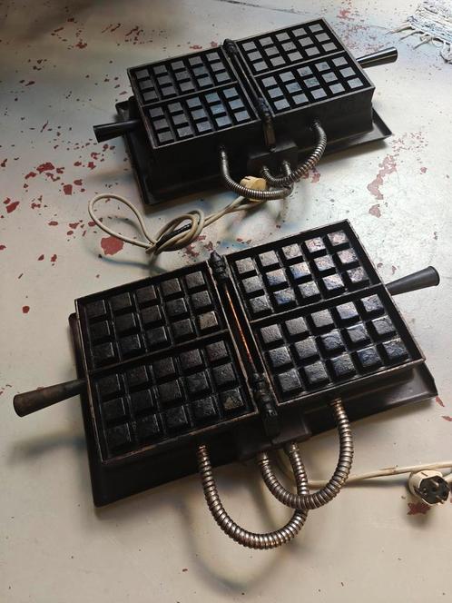 2x Ocor gietijzeren wafelijzer 3x5 voor Brusselse wafels, Elektronische apparatuur, Wafelijzers, Zo goed als nieuw, Ophalen of Verzenden