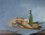 LEON CAMMUS / STILLEVEN / OLIEVERF DOEK / 55x65cm / KADER, Antiek en Kunst, Kunst | Schilderijen | Klassiek, Ophalen of Verzenden
