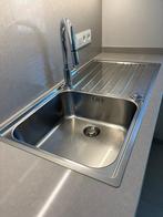 Keukenspoeltafel met Kraan, Huis en Inrichting, Keuken | Keukenelementen, Ophalen, Zo goed als nieuw, 50 tot 75 cm, 100 tot 150 cm