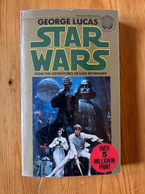 Star Wars Ep 4 -  Original US 80’ - George Lucas + Postcard, Verzamelen, Star Wars, Gebruikt, Boek of Poster, Ophalen of Verzenden