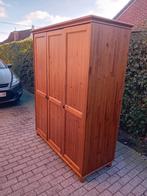 kleerkast grenen, Huis en Inrichting, Met deur(en), Gebruikt, 100 tot 150 cm, Ophalen of Verzenden