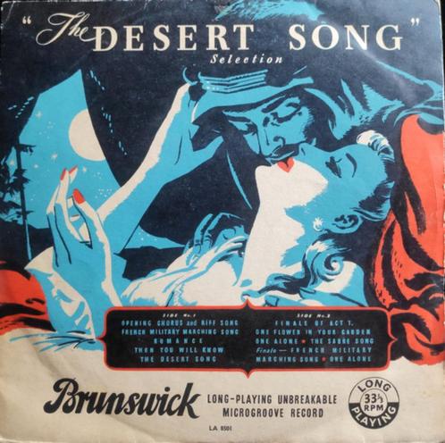 Kitty Carlisle And Wilbur Evans – The Desert Song - Selectio, CD & DVD, Vinyles | Pop, Utilisé, Avant 1960, 10 pouces, Enlèvement ou Envoi