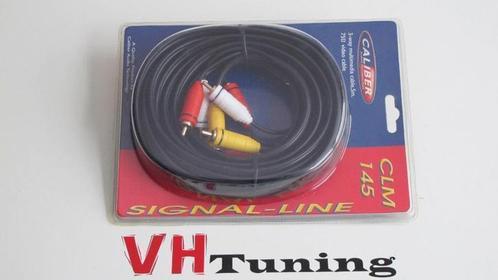 Caliber CLM 145 signaal-line multimedia 3-weg kabel 5M, Auto diversen, Autospeakers, Nieuw, Ophalen