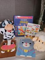 Boeken van boerderijdieren met 2 knuffels bij, Boeken, Ophalen of Verzenden, Zo goed als nieuw