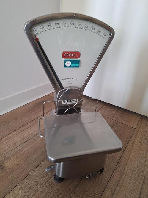 Berkel weegschaal type o rvs keukenweegschaal 1000 gram 1kg, Antiek en Kunst, Antiek | Keukengerei, Ophalen of Verzenden