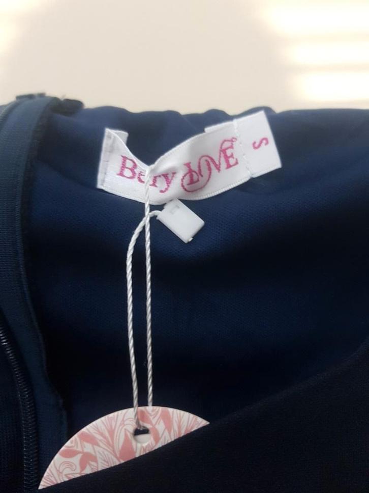 Bery Love jurk • S • navy • nieuw, Kleding | Dames, Jurken, Nieuw, Maat 36 (S), Overige kleuren, Knielengte, Ophalen of Verzenden