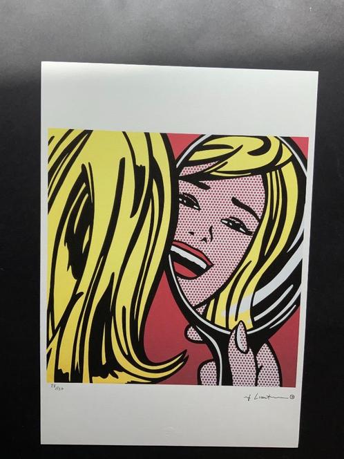 Lichtenstein genummerde litho 35 X 50 cm, Antiek en Kunst, Kunst | Litho's en Zeefdrukken, Ophalen of Verzenden