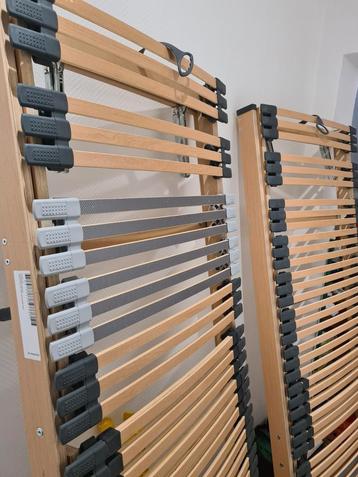 Lattenbodem 2 mal 70x200, Huis en Inrichting, Slaapkamer | Matrassen en Bedbodems, Ophalen, Zo goed als nieuw