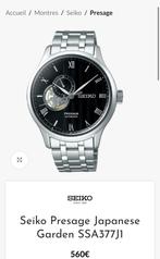 Montre Seiko Presage Japanese Garden, Handtassen en Accessoires, Horloges | Heren, Ophalen, Staal, Polshorloge, Zo goed als nieuw