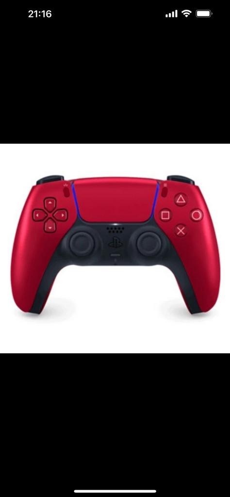 Sony Dualsense Wireless Controller for PS5- Red-, Games en Spelcomputers, Spelcomputers | Sony PlayStation 5, Zo goed als nieuw