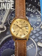 Vintage horloge Flamor, mechanische handopwinder, goldplated, Overige merken, Staal, Verzenden, Polshorloge