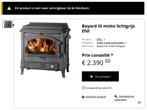 EFEL oliekachel 375 eur (nieuwe prijs 2400 eur), Ophalen, Gebruikt