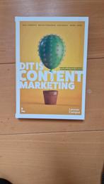 Dit is content marketing - B. Lombaerts, Livres, Conseil, Aide & Formation, Comme neuf