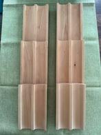 2x Massieve beuken rangschikking voor bestek, Ophalen of Verzenden, Zo goed als nieuw