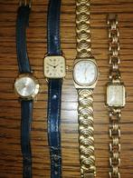 lot 4 montres plaquer or, Bijoux, Sacs & Beauté, Montres | Anciennes | Antiquités, Or, Enlèvement ou Envoi