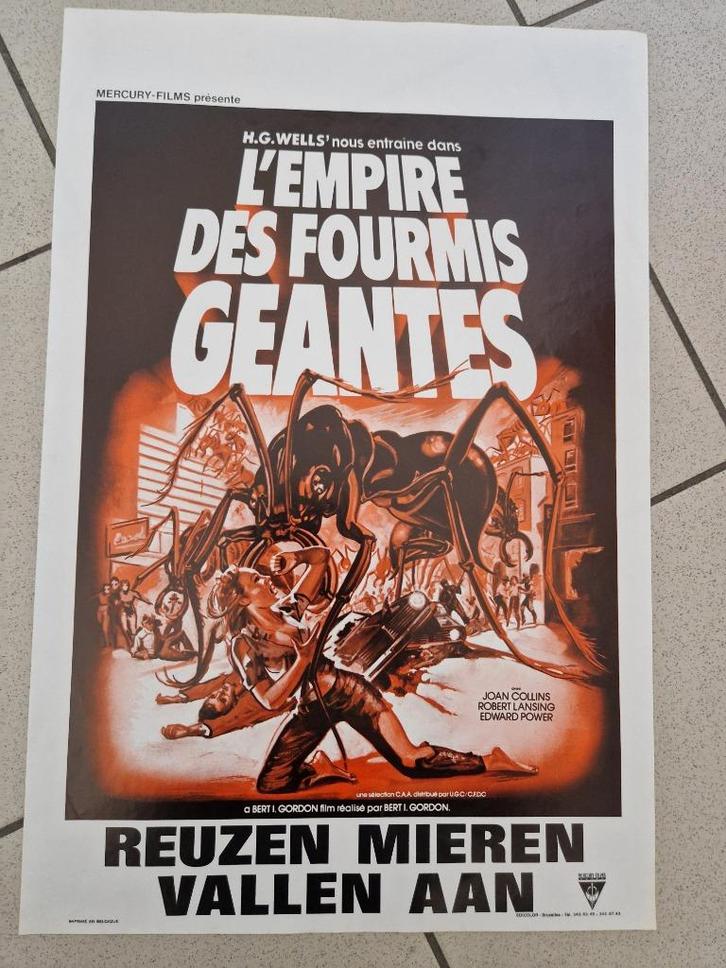 filmaffiche Empire of the Antz 1977 filmposter, Verzamelen, Posters, Zo goed als nieuw, Film en Tv, A1 t/m A3, Rechthoekig Staand