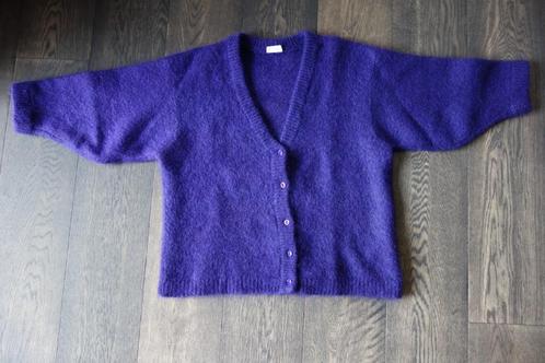 Gilet V violet "American Vintage" ENVOI COMPRIS, Kleding | Dames, Truien en Vesten, Zo goed als nieuw, Paars, Verzenden