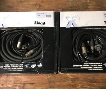 Combined audio powercable 15M (2 stuks ) beschikbaar voor biedingen