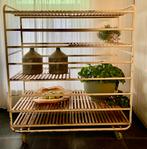 Prachtige vintage brood rek industrieel, Huis en Inrichting, Ophalen