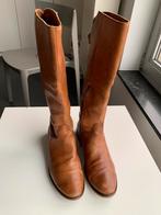 Hoge laarzen SPM maat 40 cognac leder, Ophalen, Hoge laarzen, Zo goed als nieuw, Bruin