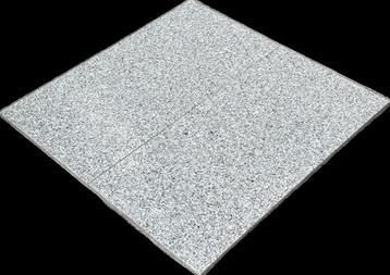 Lichtgrijze graniettegel gepolijst 40x40x1.5 cm