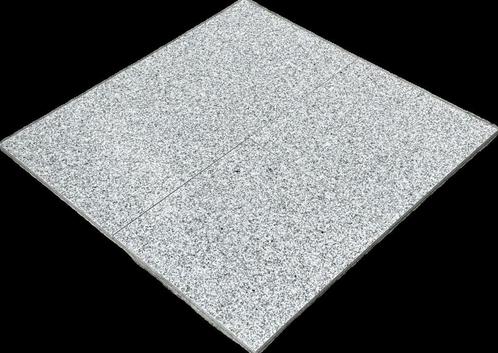 Lichtgrijze graniettegel gepolijst 40x40x1.5 cm, Bricolage & Construction, Dalles & Carrelages, Neuf, Carrelage de sol, Granit