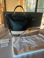 Nieuwe Delvaux Every D tote Allure Bicolore met certificaat, Ophalen, Zo goed als nieuw, Zwart, Handtas