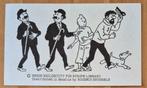 Kuifje kaart Rozenco Hergé Tintin, Verzamelen, Ophalen of Verzenden, Kuifje, Zo goed als nieuw, Plaatje, Poster of Sticker