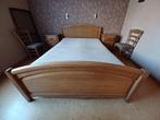 Slaapkamer met bed 150 cm en kleerkast in zeer goede staat, Ophalen, Gebruikt, Twijfelaar