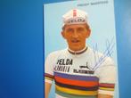 wielerkaart 1977 team flandria wk freddy maertens signe, Verzenden, Zo goed als nieuw