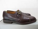Diego Zengarini Italiaanse Leren Schoenen Handgemaakt M41, Bruin, Verzenden, Nieuw, Gespschoenen