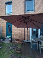 Zweefparasol met tiltfunctie en voet, Tuin en Terras, Parasols, Ophalen, Parasolvoet