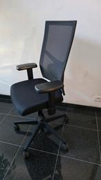 Bureaustoel ergonomisch zwart, Ophalen, Zwart, Zo goed als nieuw, Bureaustoel