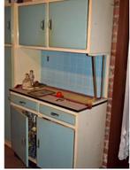 Retro keukenkast, Ophalen, Zo goed als nieuw