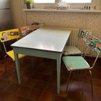 Retro keukentafel (80x120 cm) + 4 stoelen, Ophalen