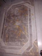 Vloertapijt beige met goud en wit., Ophalen, Gebruikt, Wit, Rechthoekig