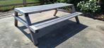 Picknicktafel in teak, Tuin en Terras, Picknicktafels, Ophalen, Zo goed als nieuw, Rechthoekig, Hout