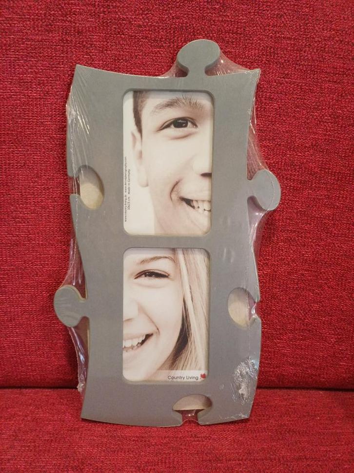 fotokader zilver gelkat, Audio, Tv en Foto, Fotografie | Fotolijsten, Nieuw, Ophalen