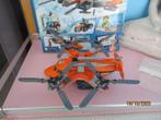 lego orange helikopter, Ophalen of Verzenden, Gebruikt, Complete set, Lego